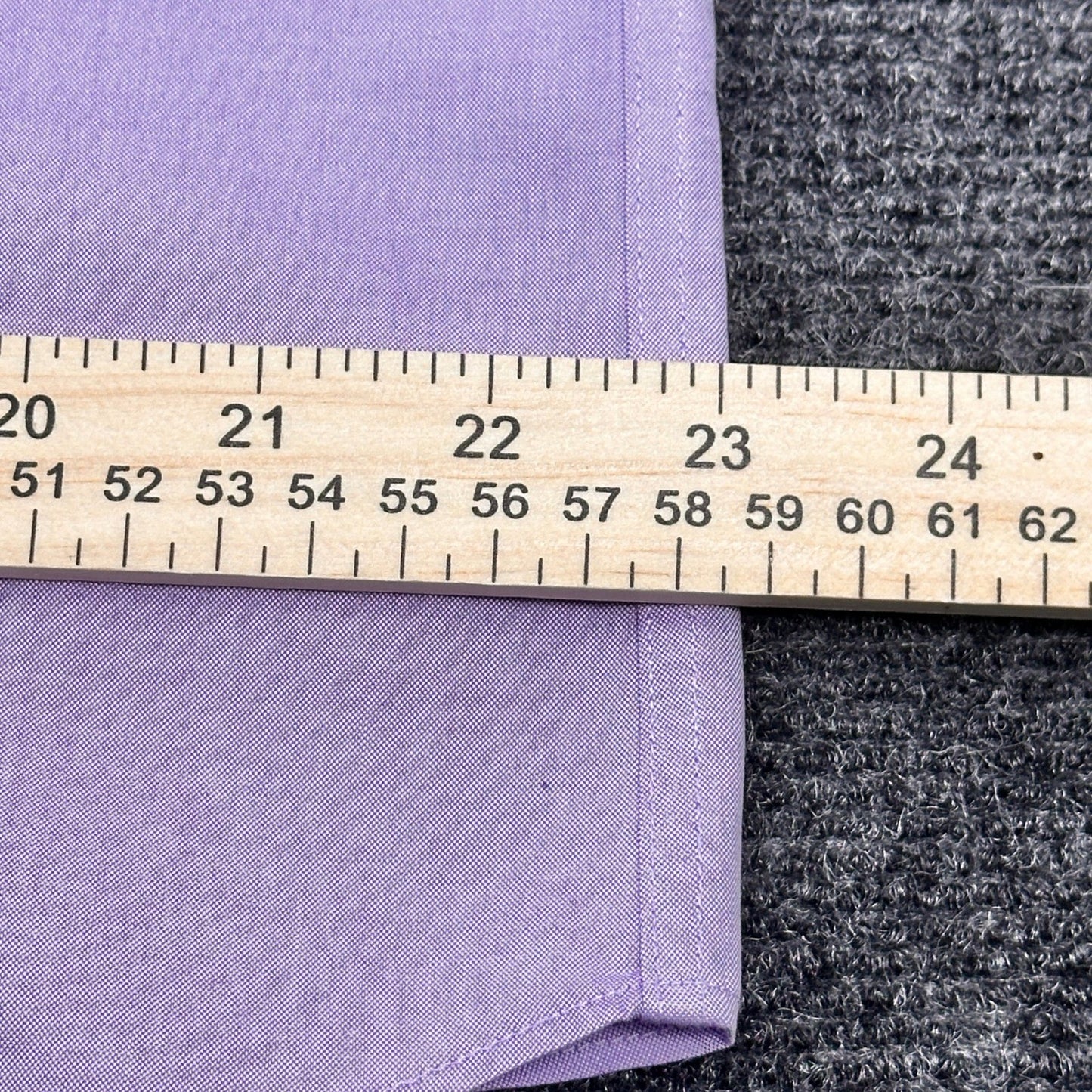 Jos A Bank Travelers Mens Tailored Fit Dress Shirt Lavender 23x33 by Jos. A. Bank