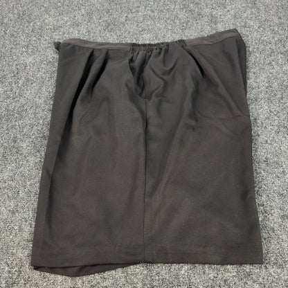 Coral Bay Golf Shorts Womens 20 Black Pleated High Rise Elastic Back Activewear by Coral Bay Golf