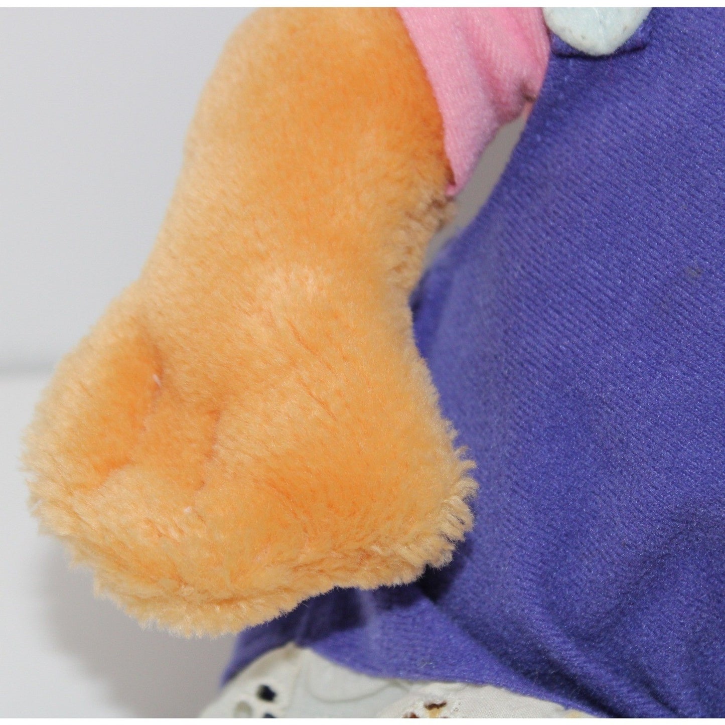 18 Inch Rare Molly Cunningham Disney Plush Toy TaleSpin Character With Pink Shirt And Purple Overalls by Disney