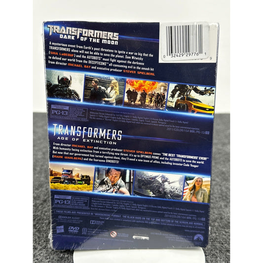 Transformers 2-Movie Collection DVD Dark of the Moon Age of Extinction New by Buysaavy