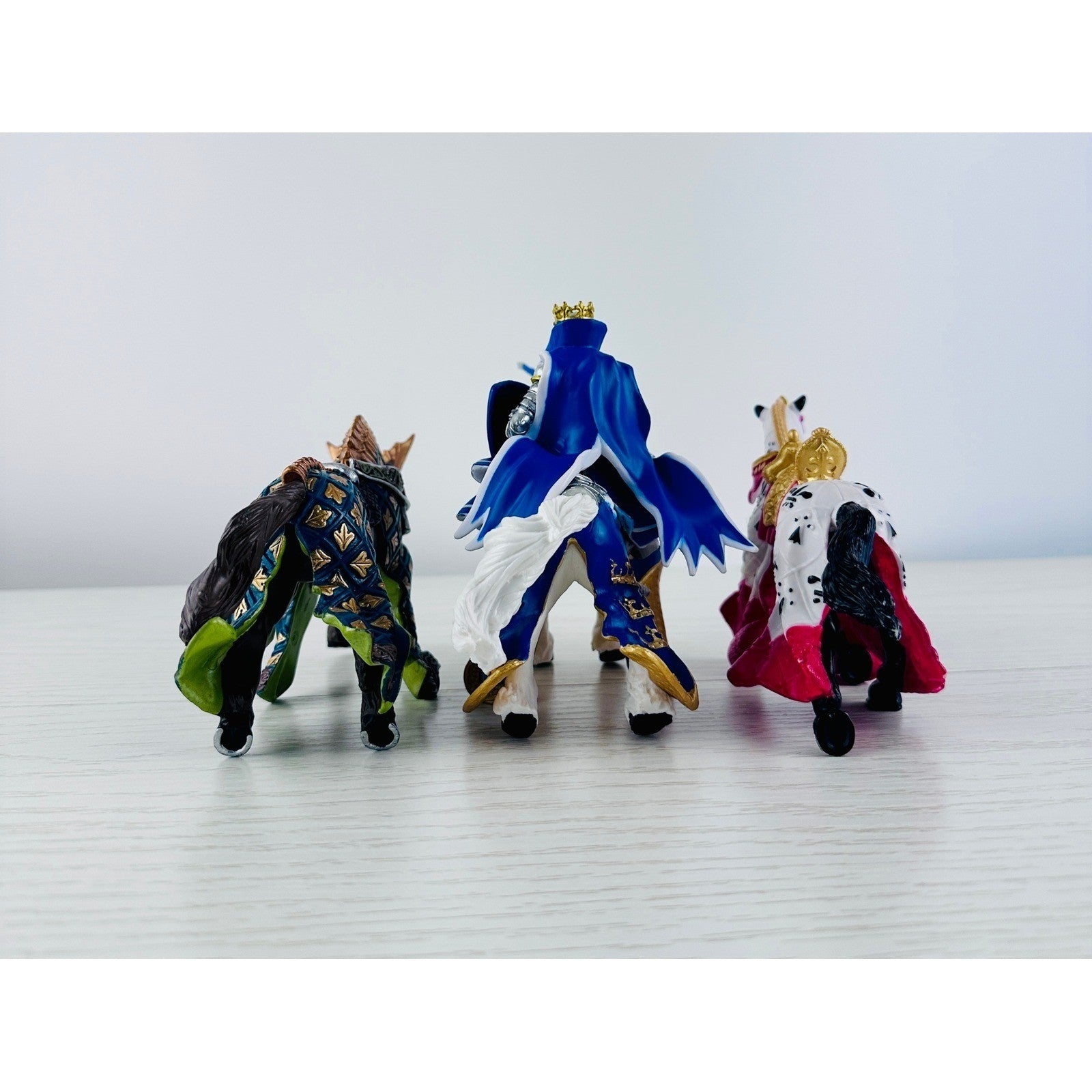 Schleich Knight Toy Figures Set of 3 Horses and Rider Action Figures by Schleich