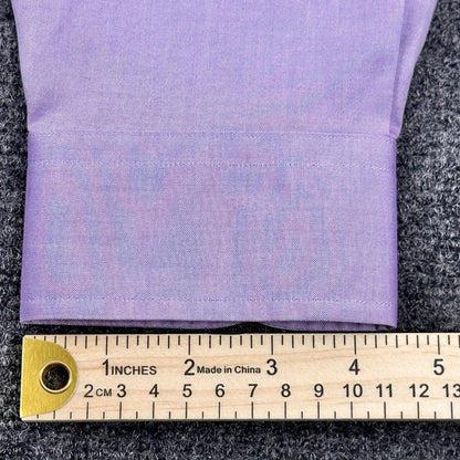 Jos A Bank Travelers Mens Tailored Fit Dress Shirt Lavender 23x33 by Jos. A. Bank