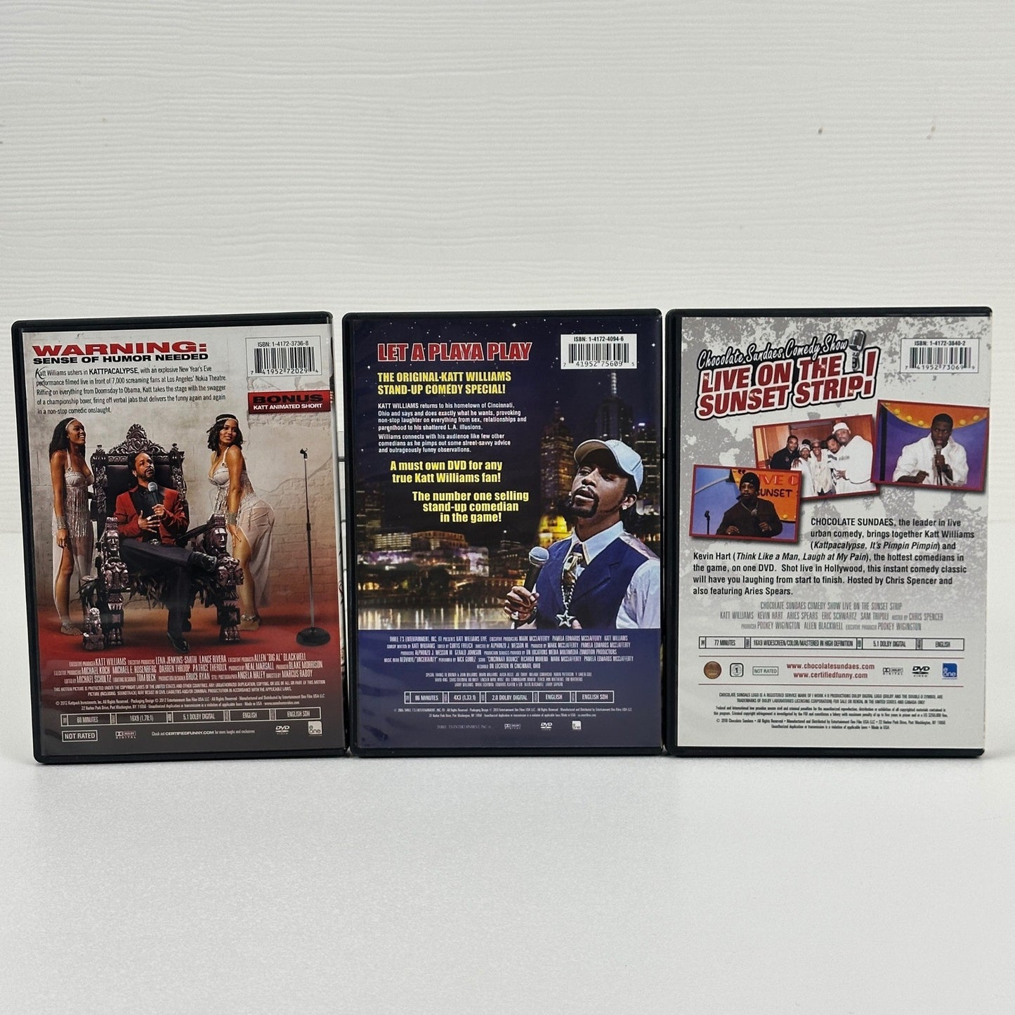 Katt Williams Triple Play DVD Box Set Kattpacalypse Live on the Sunset Strip by Buysaavy
