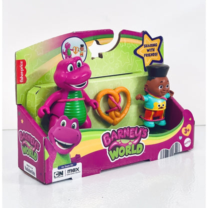 Fisher-Price Barney's World Toy Figure Set | Educational Preschool Playset by Fisher-Price