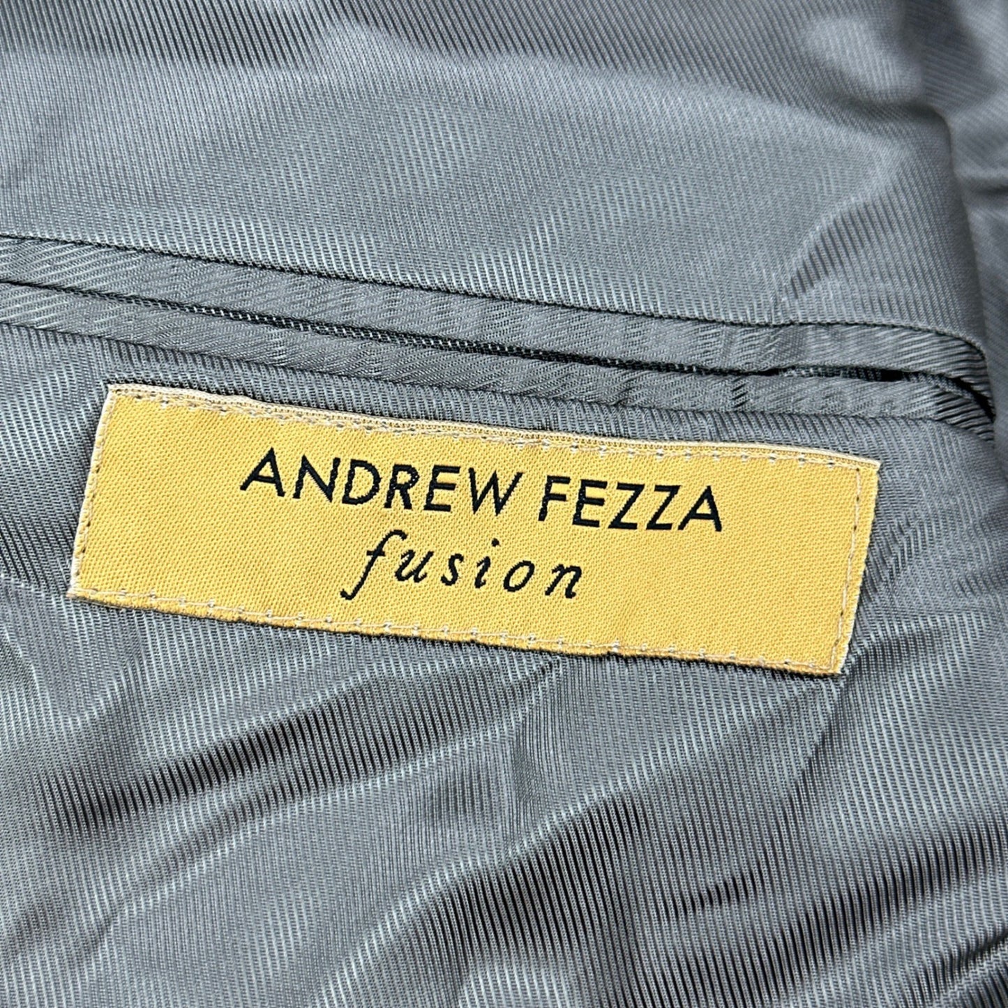 Andrew Fezza Fusion Mens 43R Blazer Olive Brown Faux Suede Sport Coat 2-Button by Andrew Fezza Fusion