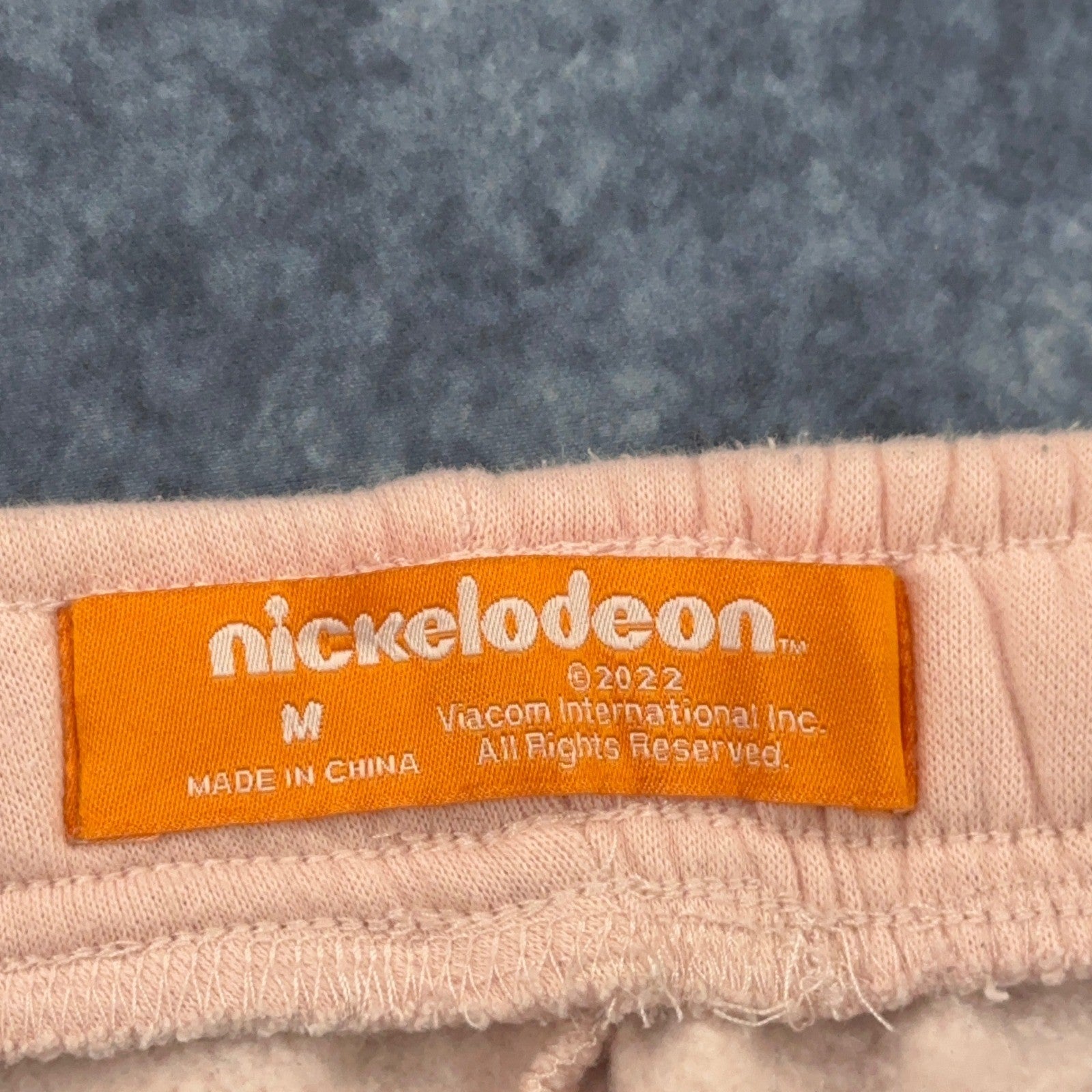 Nickelodeon Rugrats Graphic Sweat Shorts Pink Mens Medium Tommy Chuckie Reptar by Nickelodeon
