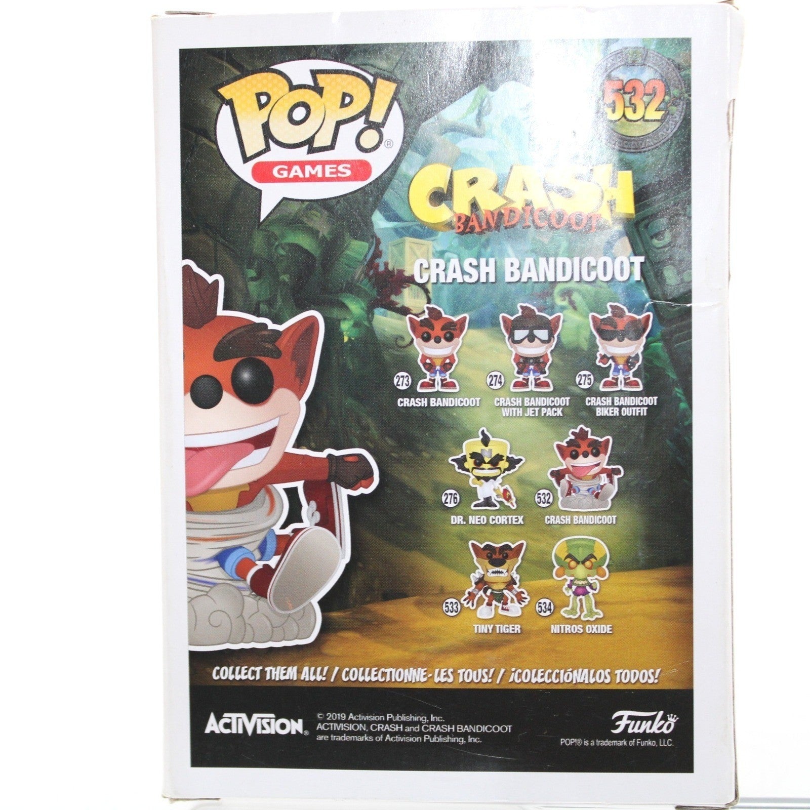 Funko Pop Games Crash Bandicoot Vinyl Figure 532 by Funko