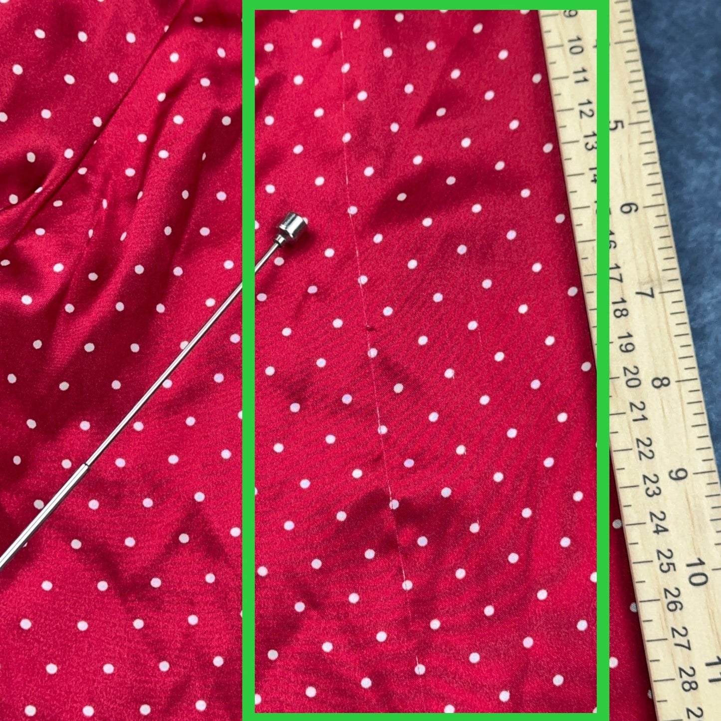 Gilligan O'Malley Womens XL Red Polka Dot Satin Pajama Set Button Up Wide Leg by Gilligan & O'Malley