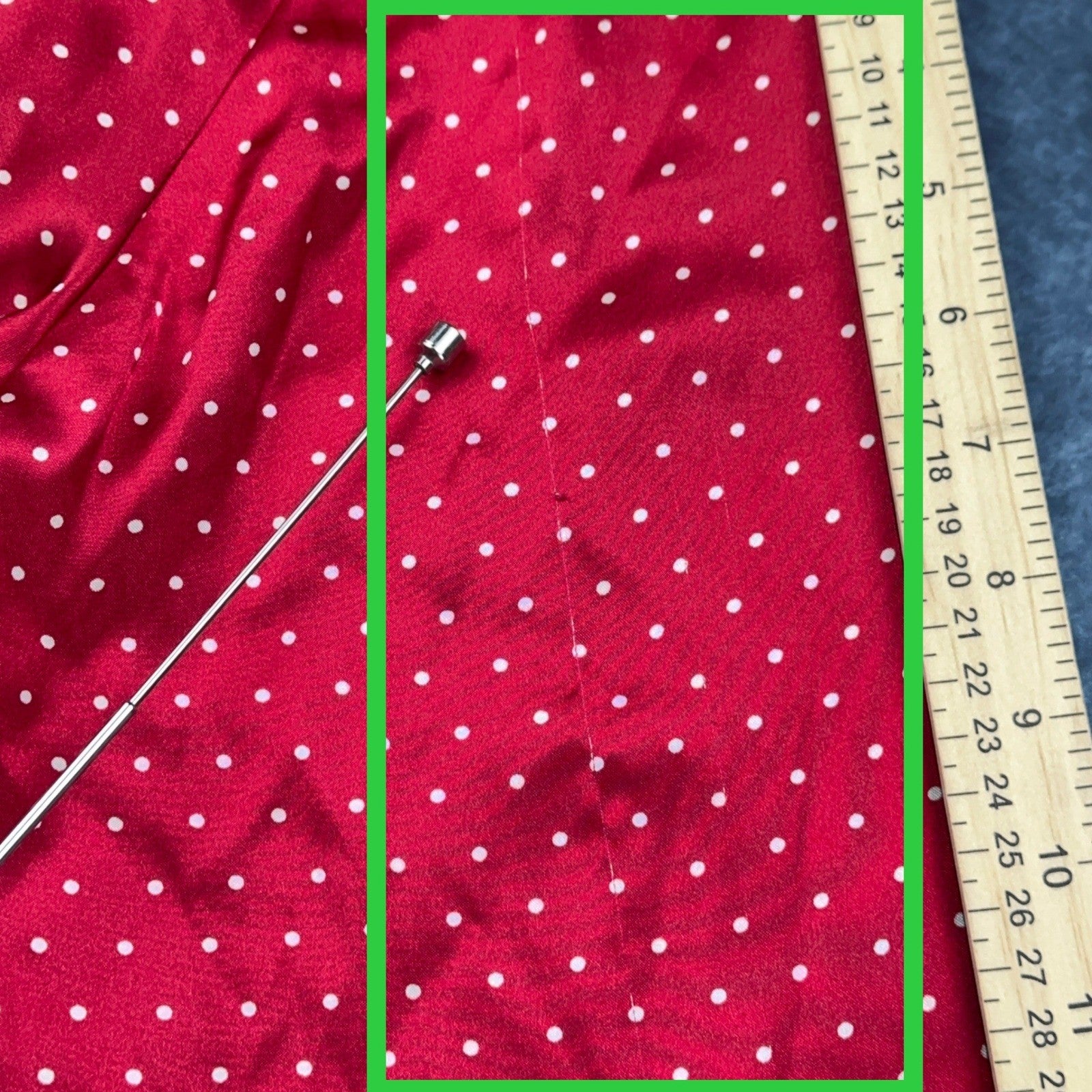 Gilligan O'Malley Womens XL Red Polka Dot Satin Pajama Set Button Up Wide Leg by Gilligan & O'Malley