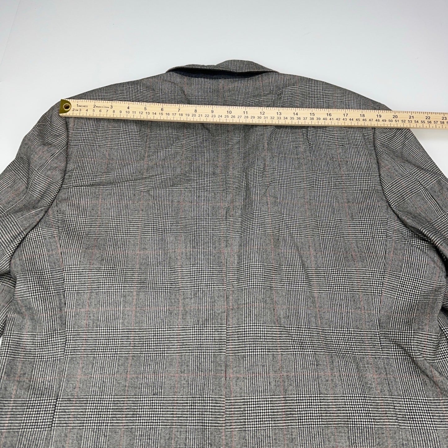 Sterling & Hunt Premier Edition Mens Grey Glen Plaid Worsted Wool Suit by Sterling & Hunt