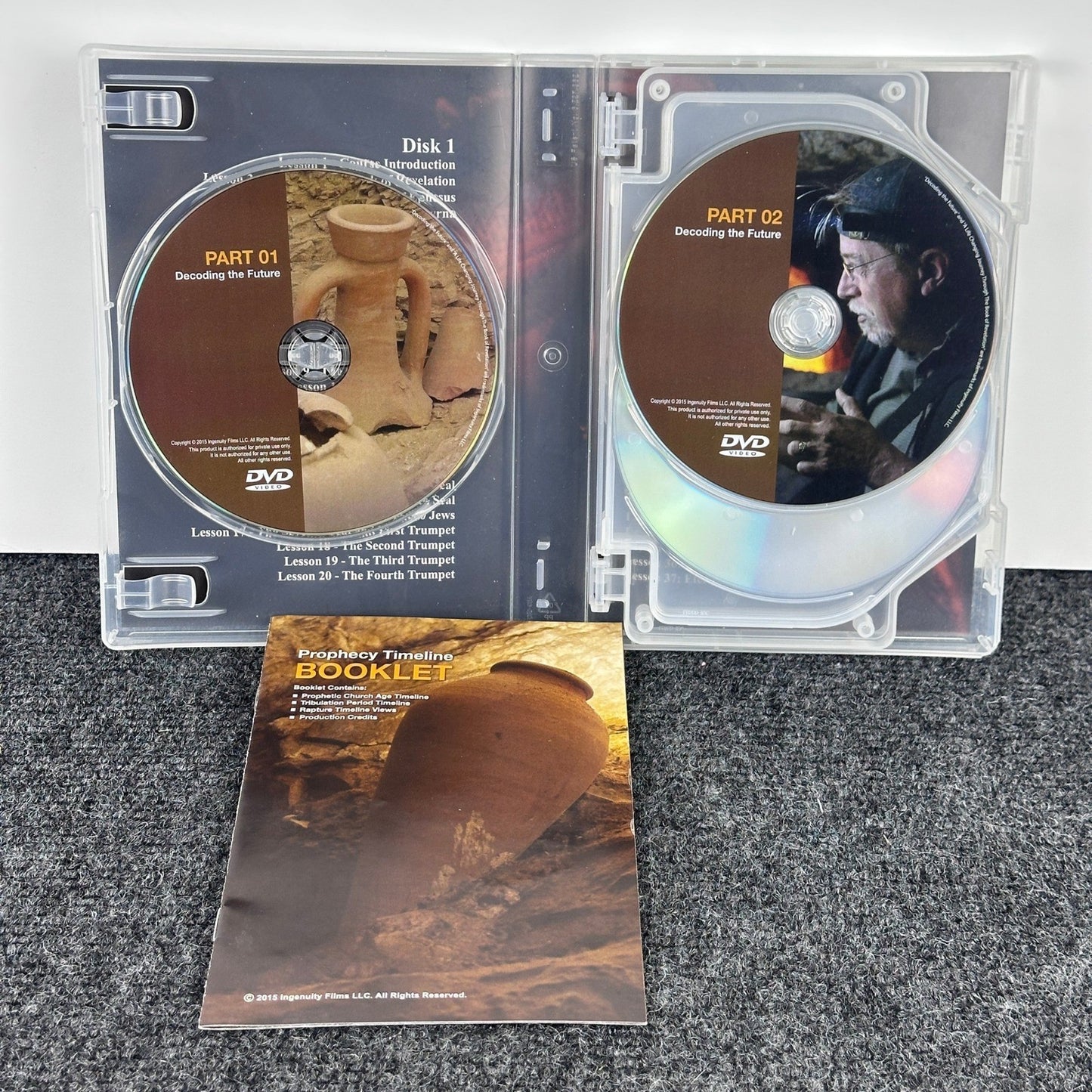 Decoding the Future Book of Revelation 7-Disk DVD Course Jay McCarl Booklet by Buysaavy