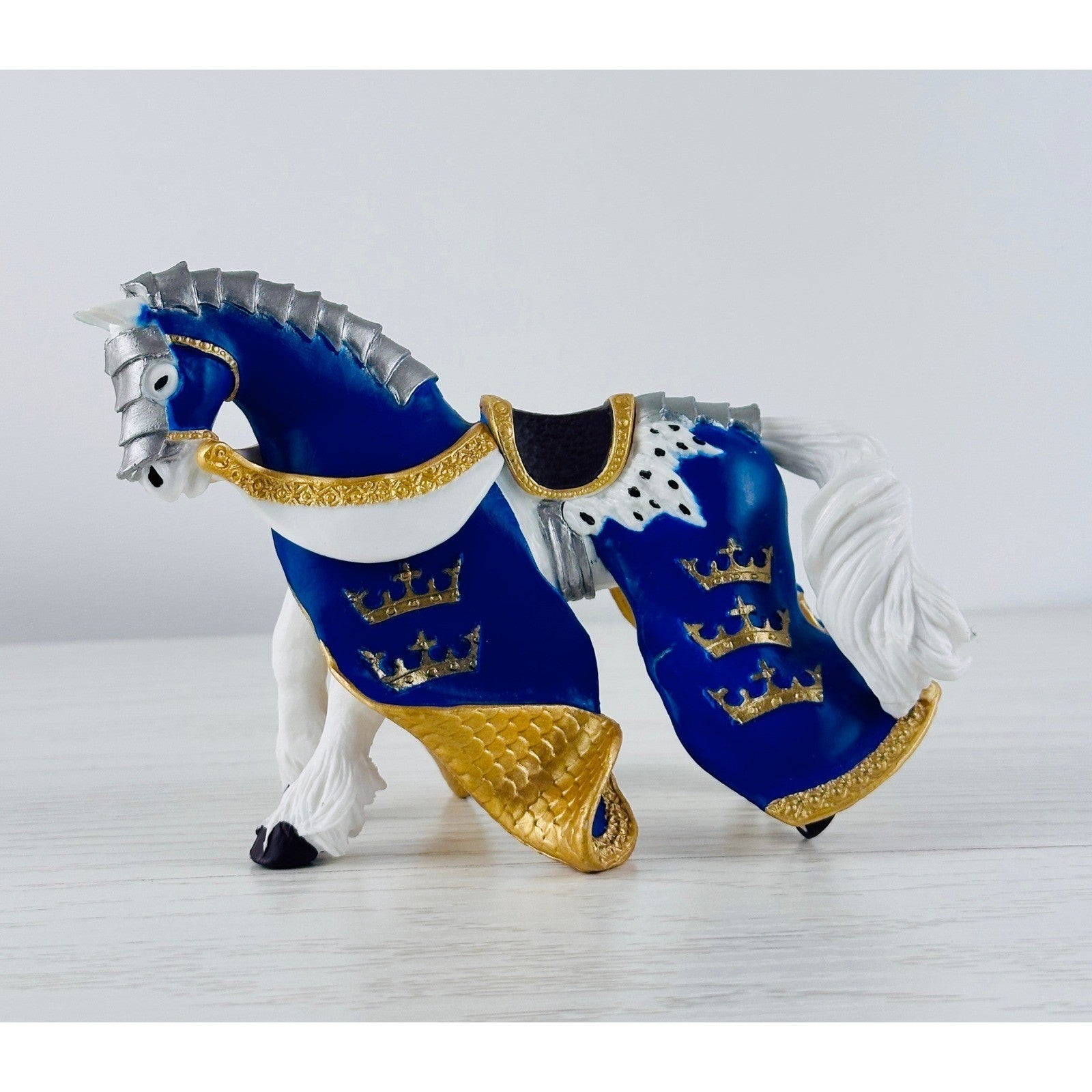 Schleich Knight Toy Figures Set of 3 Horses and Rider Action Figures by Schleich