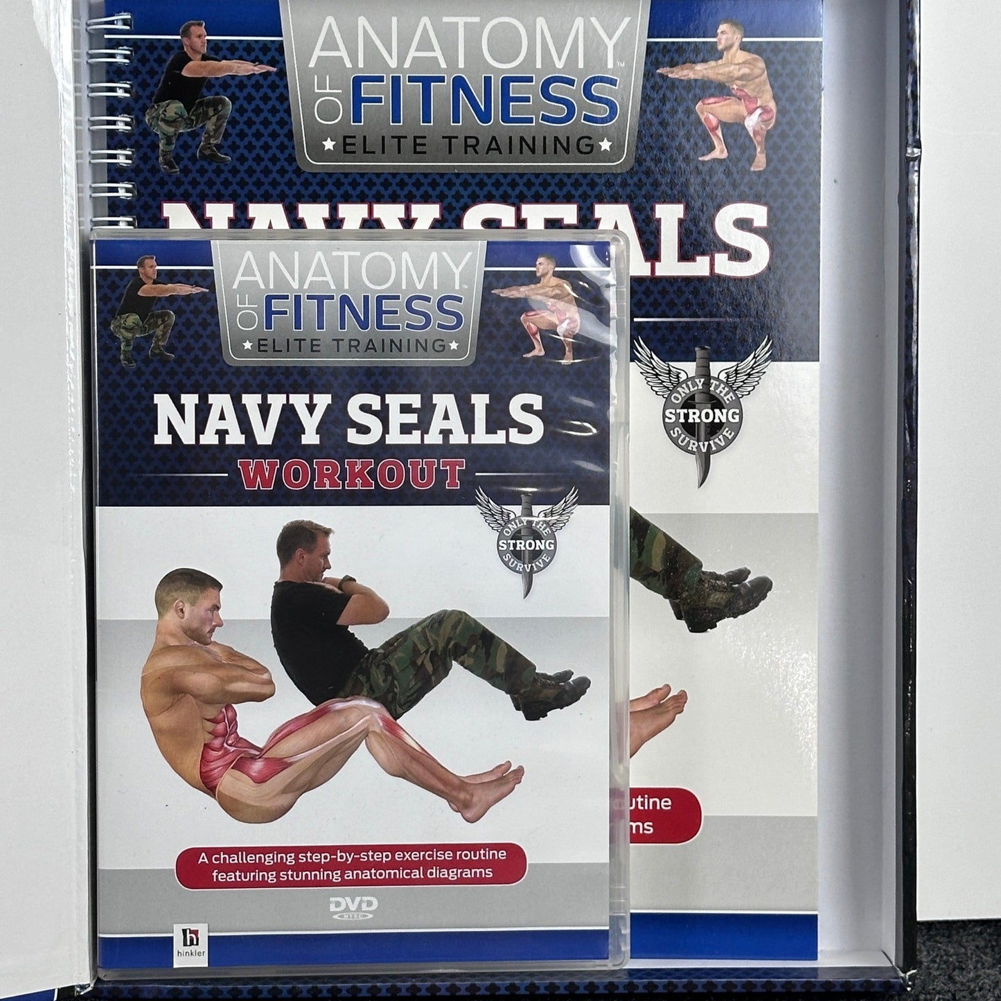 Anatomy of Fitness Elite Training Navy SEALs Workout Book & DVD Kit Stephen Erle by Buysaavy
