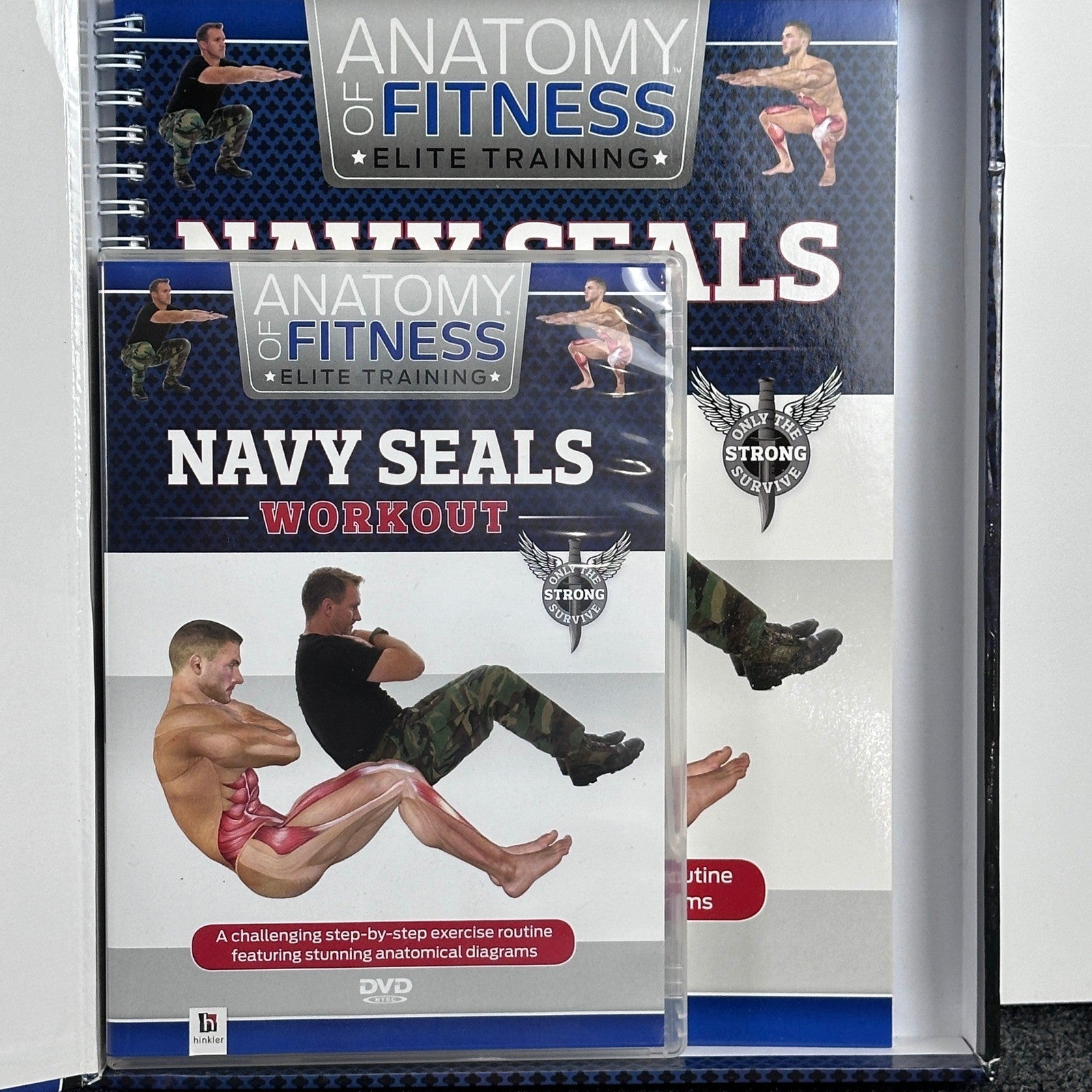Anatomy of Fitness Elite Training Navy SEALs Workout Book & DVD Kit Stephen Erle by Buysaavy