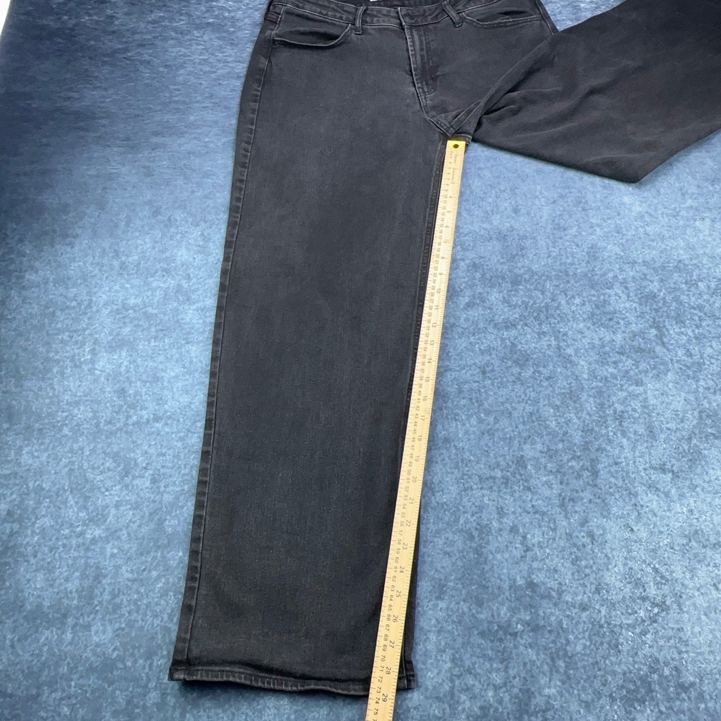Old Navy High-Rise Wow Wide Leg Jeans Washed Black Size 14 Stretch Denim Pant by Old Navy