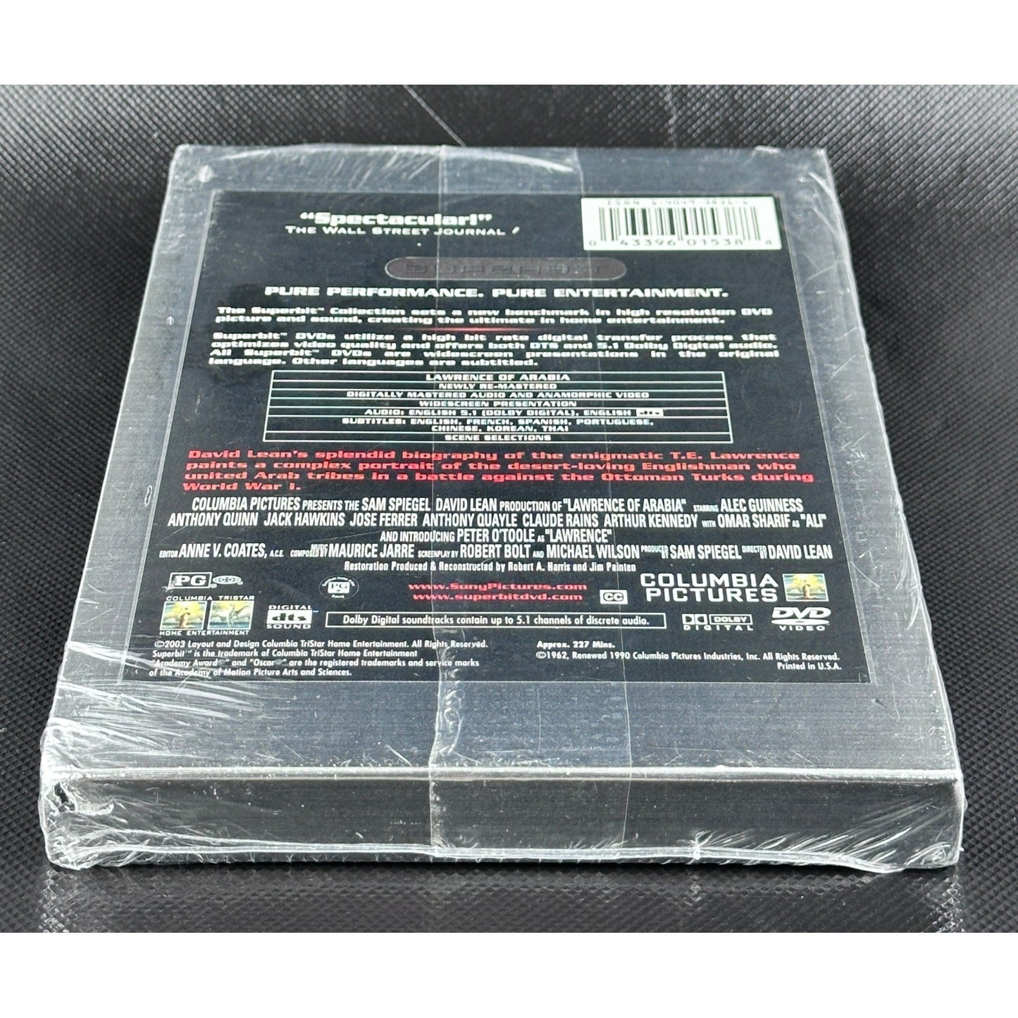 Lawrence of Arabia Superbit 2-Disc DVD Collector's Edition Widescreen New by Buysaavy
