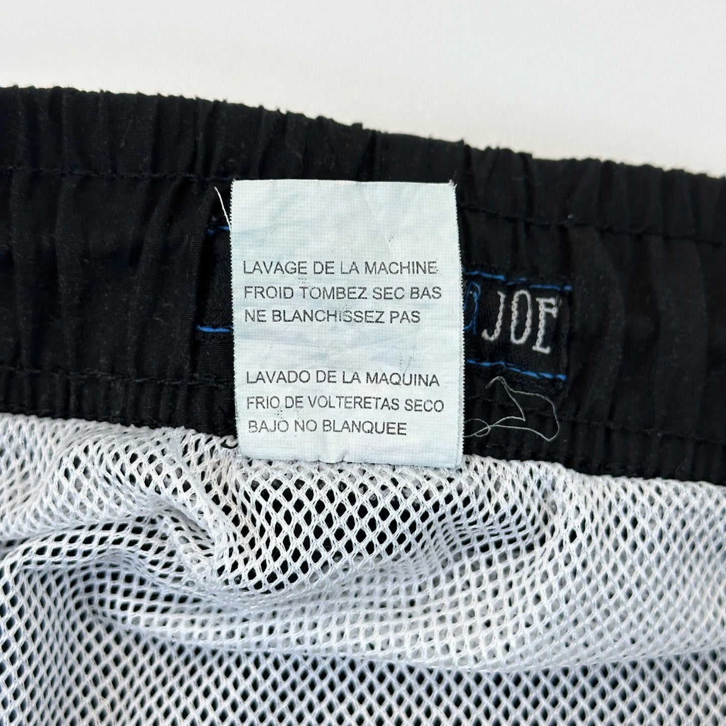 Island Joe Mens XL Swim Trunks Black Cargo Board Shorts Mesh Lined Drawstring by Island Joe