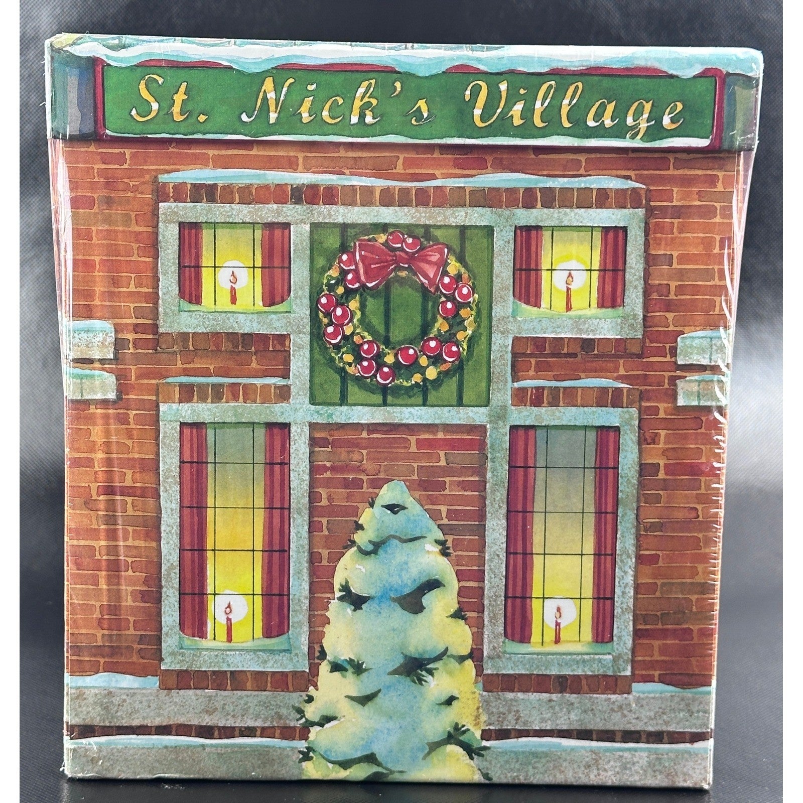 St. Nick's Village Nested Boxes Toy Shop Christmas Village Decor 6-Piece by Barrington Studios Limited