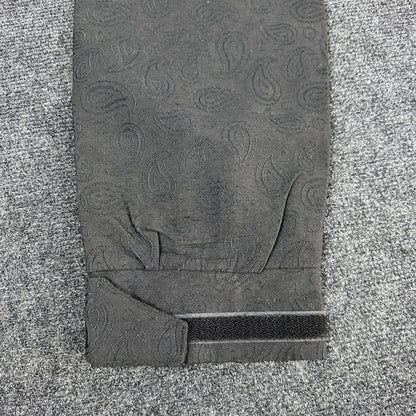 GVAPI Black Paisley Textured Cargo Pants Limited Edition 34 Aaron Wilhelm Mens by GVAPI