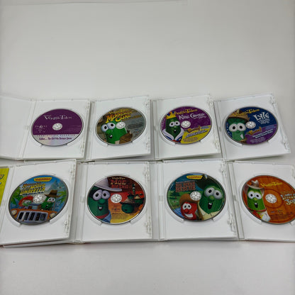 VeggieTales DVD Lot of 8 Minnesota Cuke Esther Moe Big River Rescue King George by Buysaavy