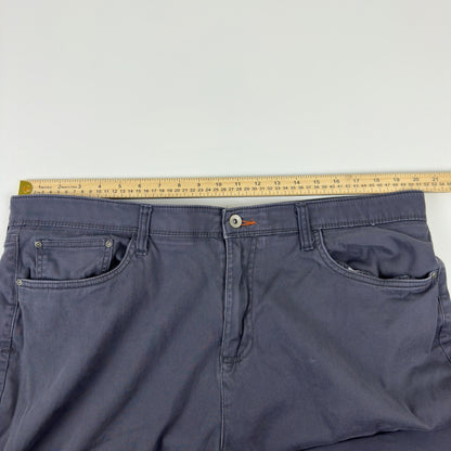 Weatherproof Vintage Mens Straight Fit Pants Gray 40x30 Cotton Stretch Chino by Weatherproof Vintage
