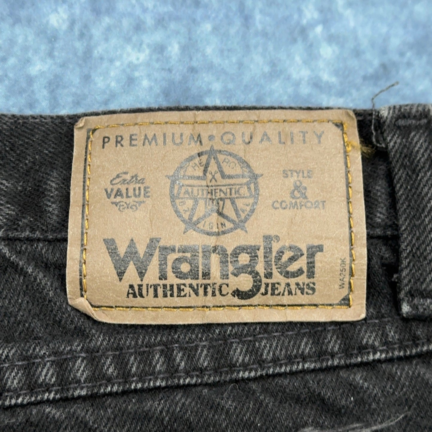 Wrangler Authentics Mens Black Denim Shorts 48 100% Cotton Made in USA 60601CB by Wrangler
