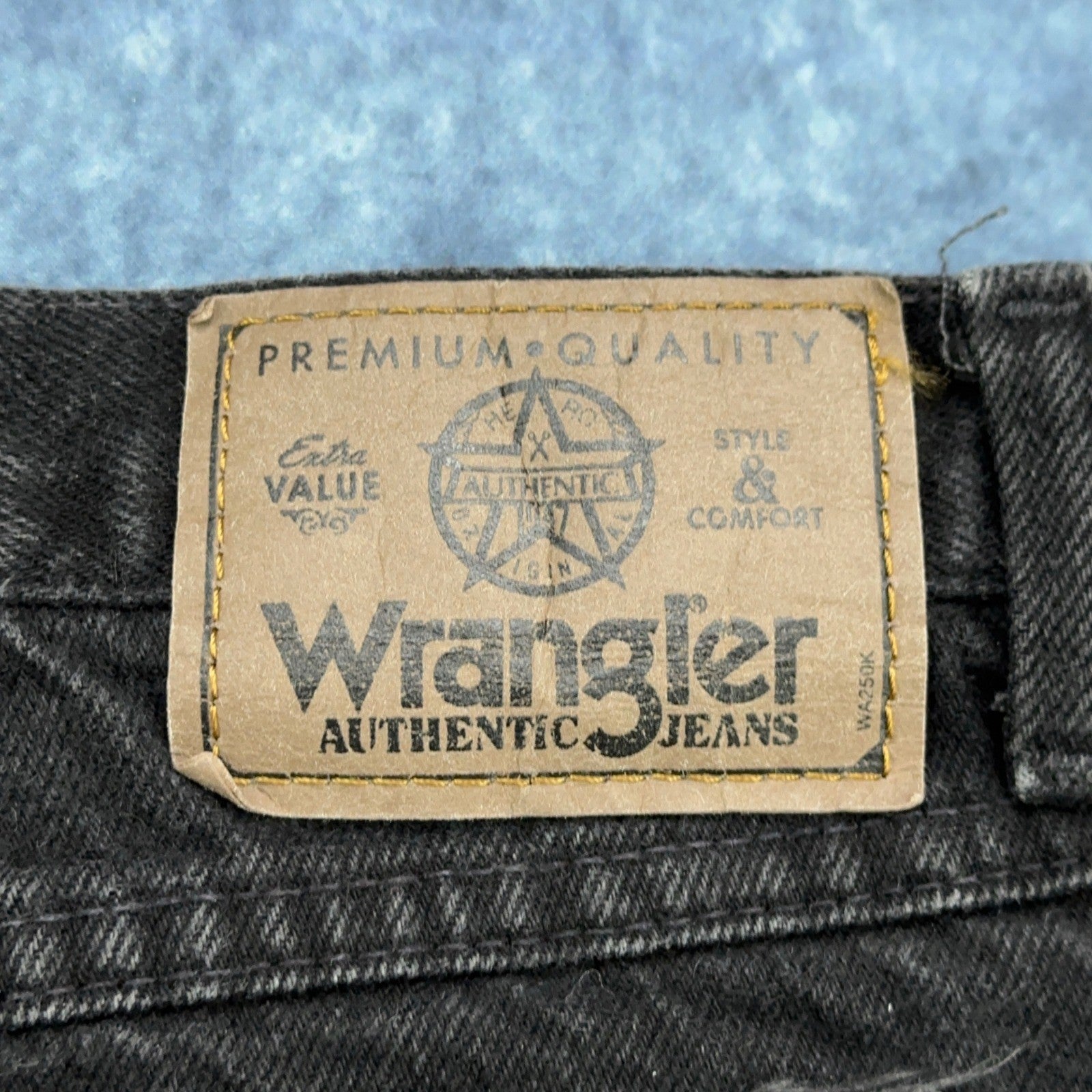 Wrangler Authentics Mens Black Denim Shorts 48 100% Cotton Made in USA 60601CB by Wrangler