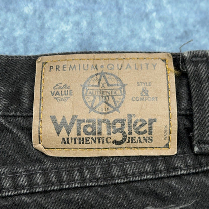 Wrangler Authentics Mens Black Denim Shorts 48 100% Cotton Made in USA 60601CB by Wrangler