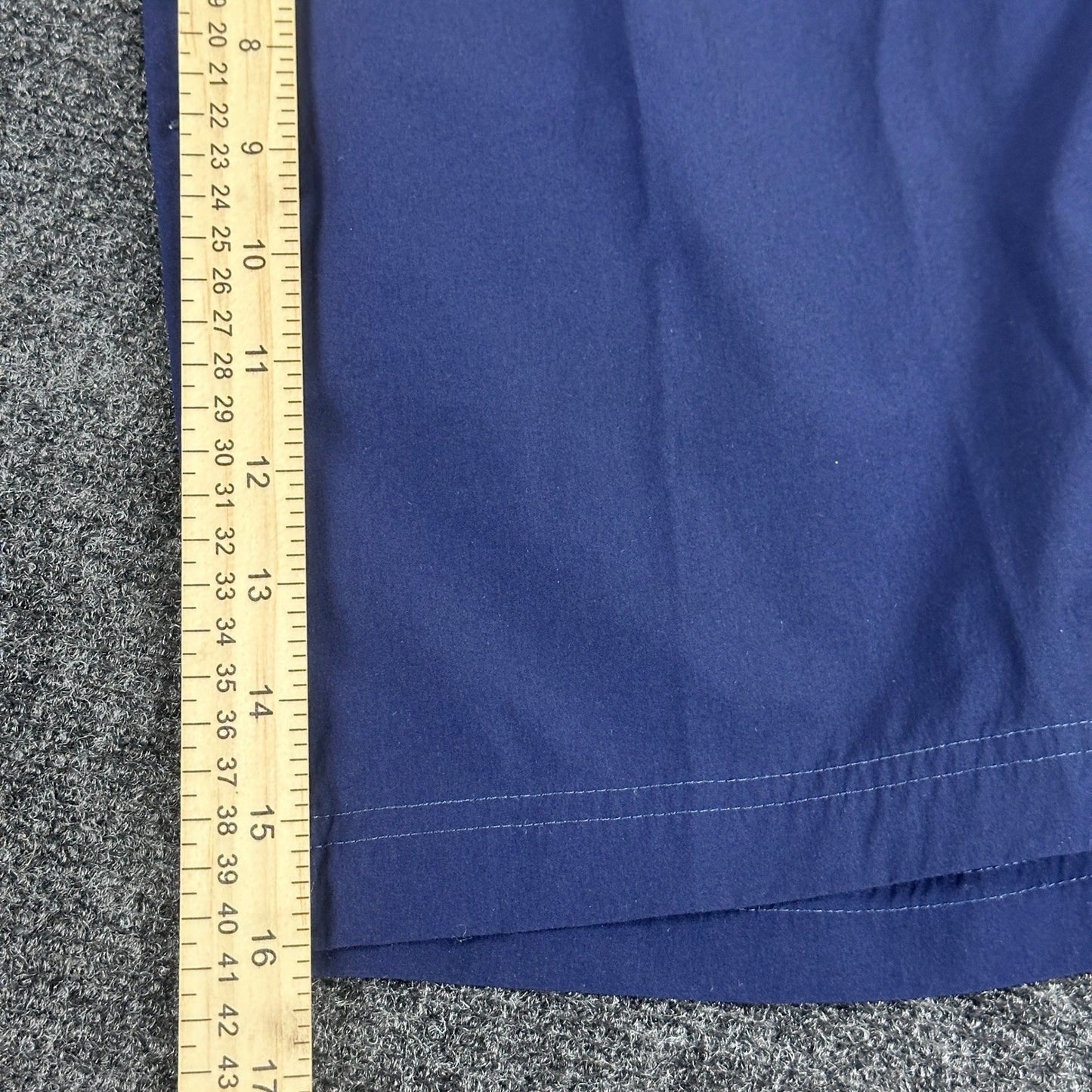 Maniere De Voir Mens Swim Trunks Navy Blue White Stripe Mesh Lined Size L by Maniere De Voir