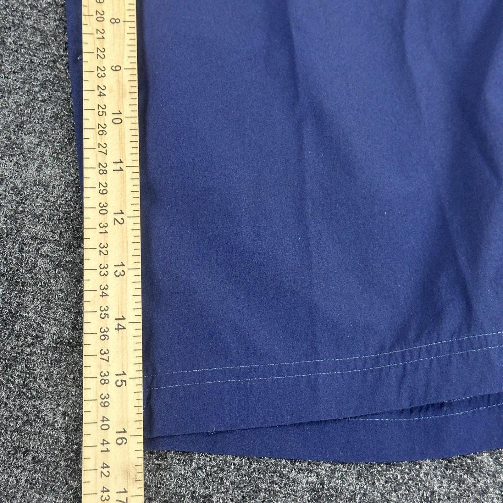 Maniere De Voir Mens Swim Trunks Navy Blue White Stripe Mesh Lined Size L by Maniere De Voir