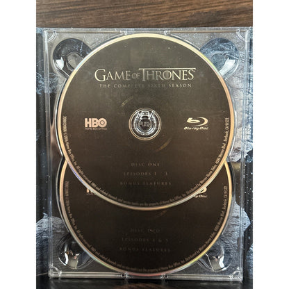 Game of Thrones The Complete Sixth Season Blu-ray HBO 4-Disc Set Season 6 2016 by Buysaavy