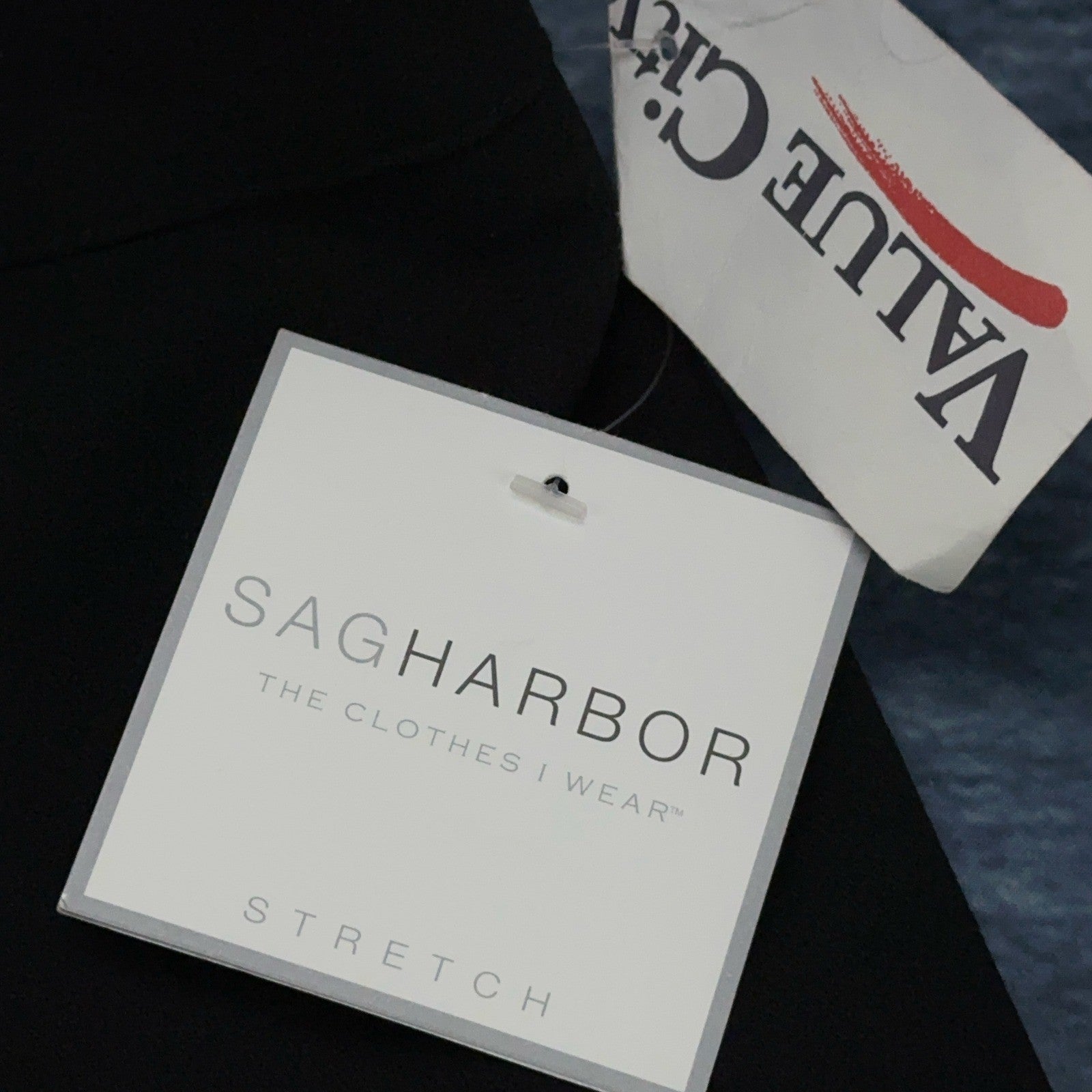 Sag Harbor Missy Modern Luxuries Black Stretch Dress Pants Size 18 H63112 NWT by Sag Harbor
