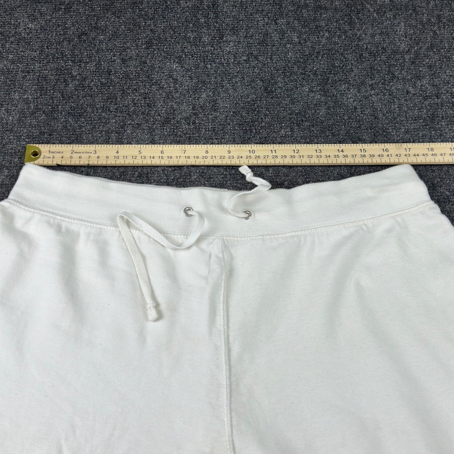 Like An Angel White Capri Sweatpants Plus Size 2X Wide Leg Drawstring Joggers by Like An Angel