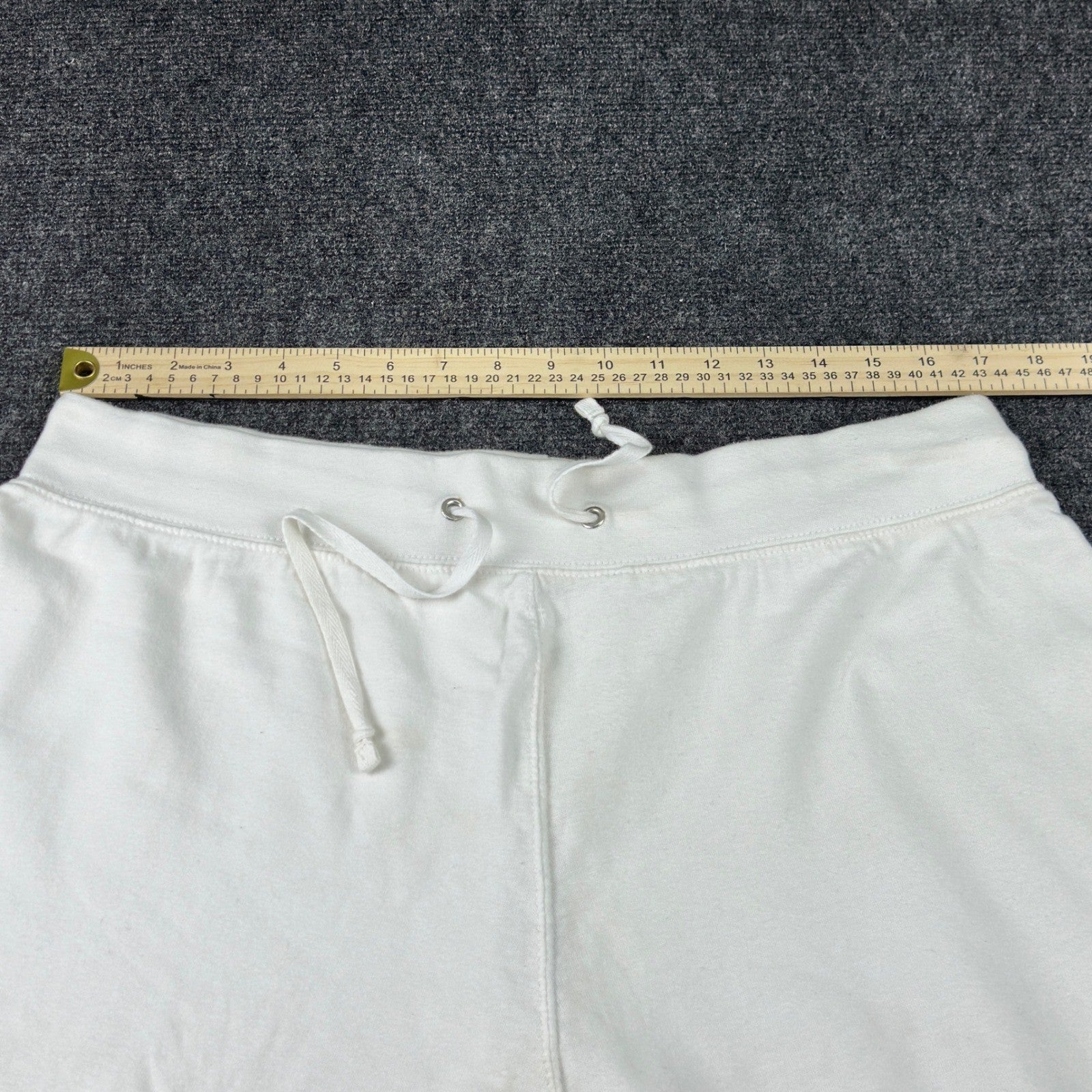 Like An Angel White Capri Sweatpants Plus Size 2X Wide Leg Drawstring Joggers by Like An Angel