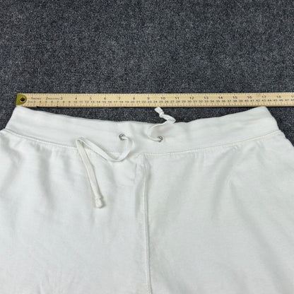 Like An Angel White Capri Sweatpants Plus Size 2X Wide Leg Drawstring Joggers by Like An Angel