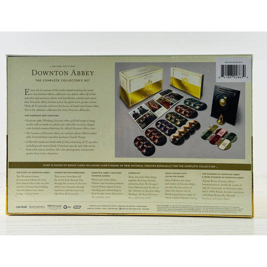 Downton Abbey Complete Collector's Set DVD Box Set Limited Edition Sealed by Buysaavy