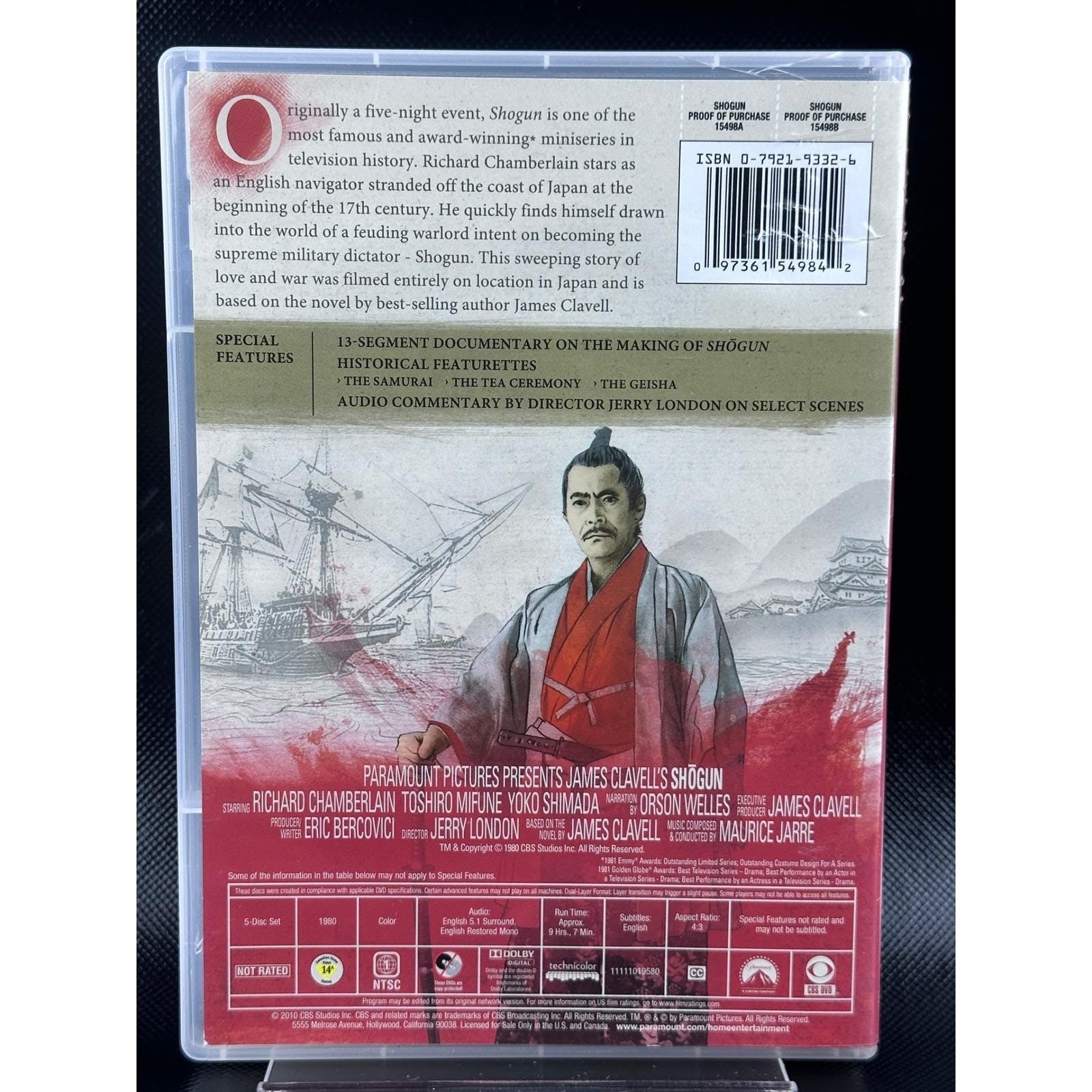 James Clavell's Shogun Miniseries 5-Disc Collector's Edition DVD Box Set by Buysaavy