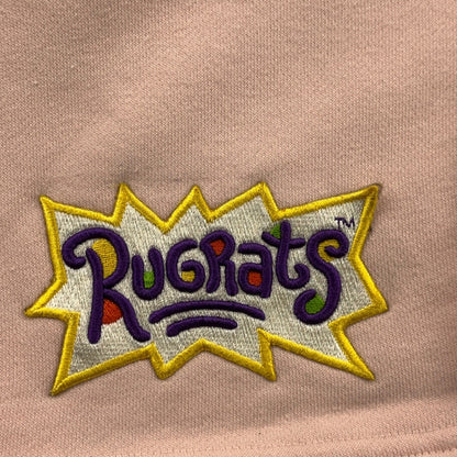 Nickelodeon Rugrats Graphic Sweat Shorts Pink Mens Medium Tommy Chuckie Reptar by Nickelodeon
