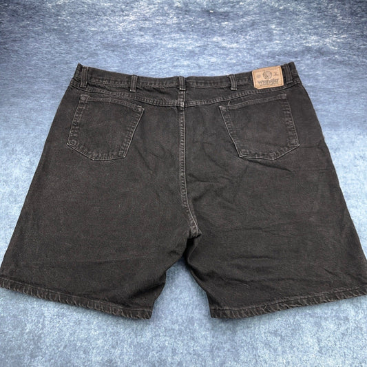 Wrangler Authentics Mens Black Denim Shorts 48 100% Cotton Made in USA 60601CB by Wrangler