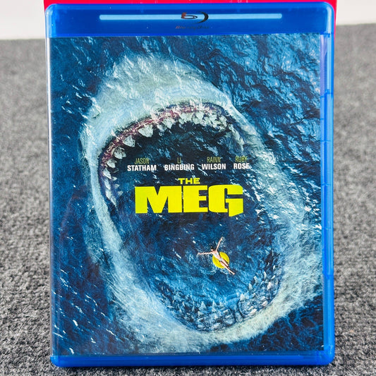 The Meg Blu-ray DVD Combo Pack Jason Statham Shark Action Movie with Slipcover by Buysaavy