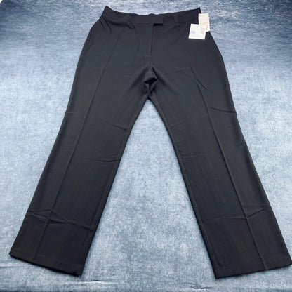 Sag Harbor Missy Modern Luxuries Black Stretch Dress Pants Size 18 H63112 NWT by Sag Harbor