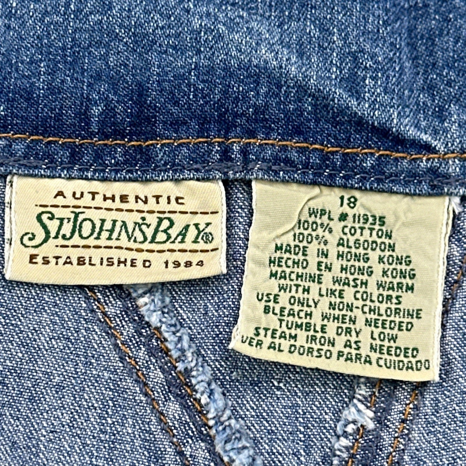 St. Johns Bay Denim Overalls by St. John's Bay