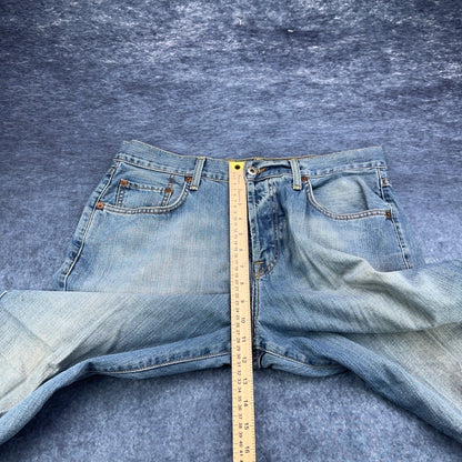 Lucky Brand Dungarees Mens 34 Lowrise Bootleg Jeans Light Wash Made in USA by Lucky Brand