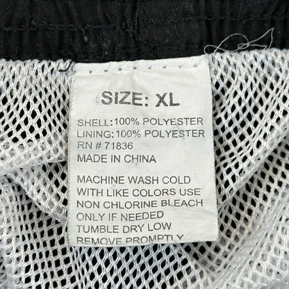 Island Joe Mens XL Swim Trunks Black Cargo Board Shorts Mesh Lined Drawstring by Island Joe