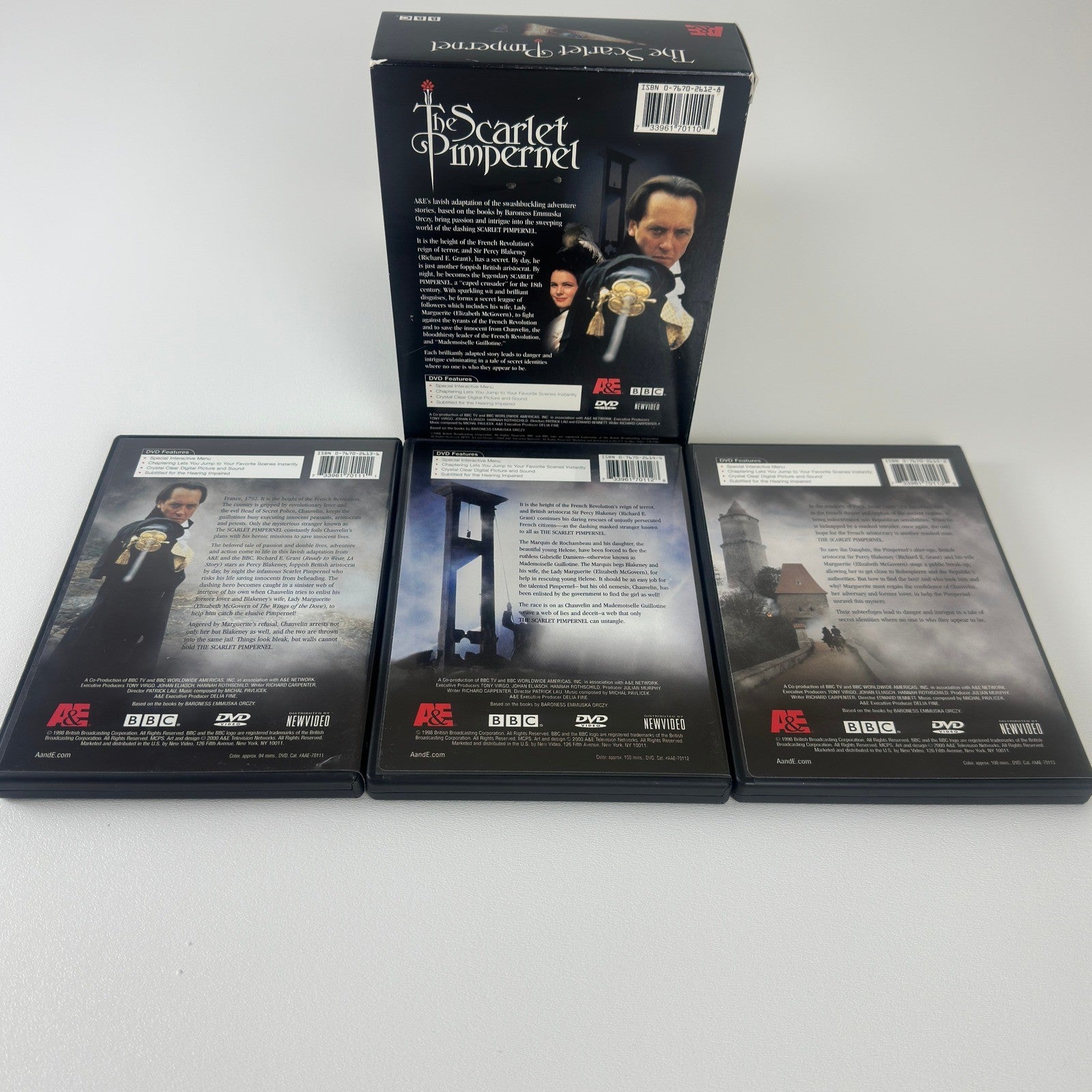 The Scarlet Pimpernel A&E BBC DVD Box Set Richard E Grant 3-Disc Collection by Buysaavy