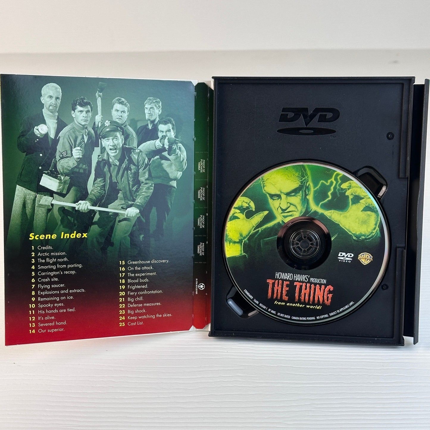 The Thing From Another World DVD 1951 Howard Hawks Sci-Fi Horror James Arness by Buysaavy