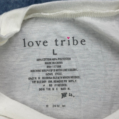 Love Tribe Hot Wheels Original Sunset Graphic T-Shirt Cream Large Retro 68 Car by Love Tribe