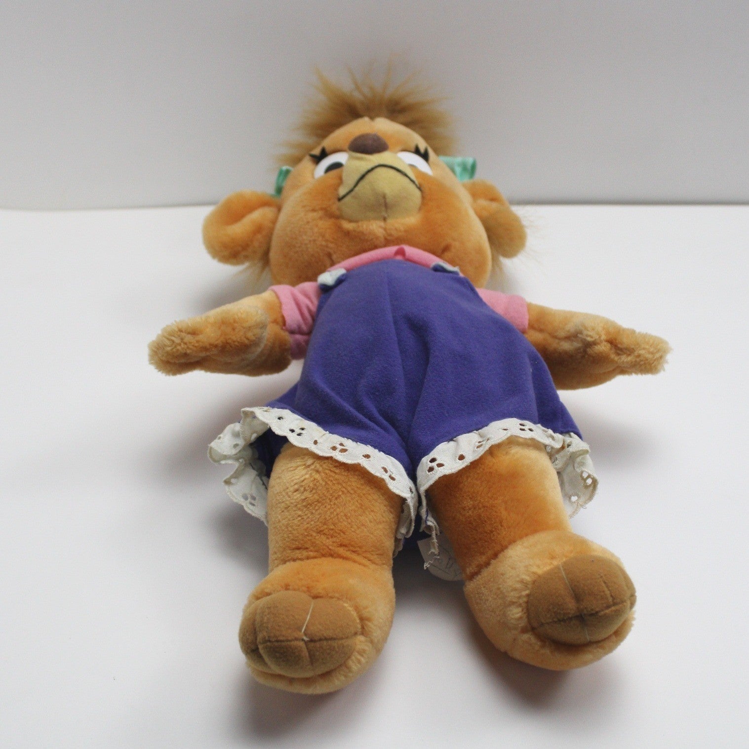 18 Inch Rare Molly Cunningham Disney Plush Toy TaleSpin Character With Pink Shirt And Purple Overalls by Disney
