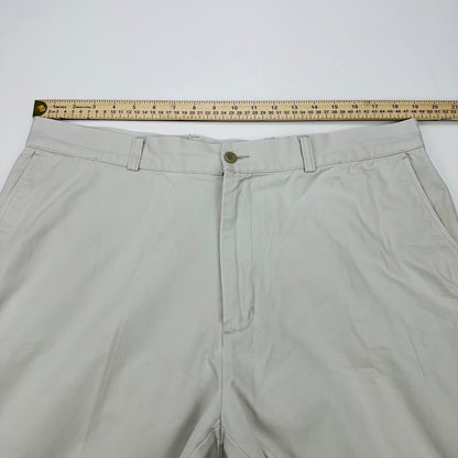 Natural Issue Mens Chino Pants 36x30 Stone Beige 100% Cotton Straight Leg Flat by Natural Issue