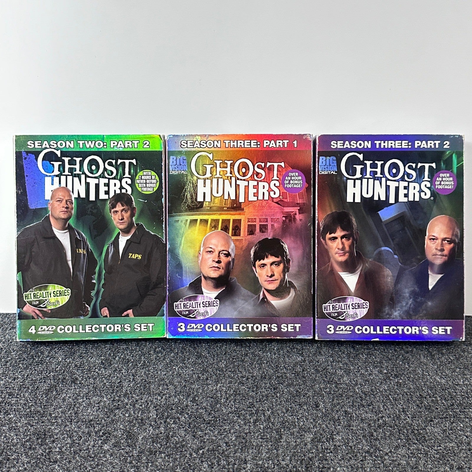 Ghost Hunters DVD Lot Season 2 Part 2 Season 3 Part 1 & 2 TAPS Sci-Fi Reality TV by Buysaavy